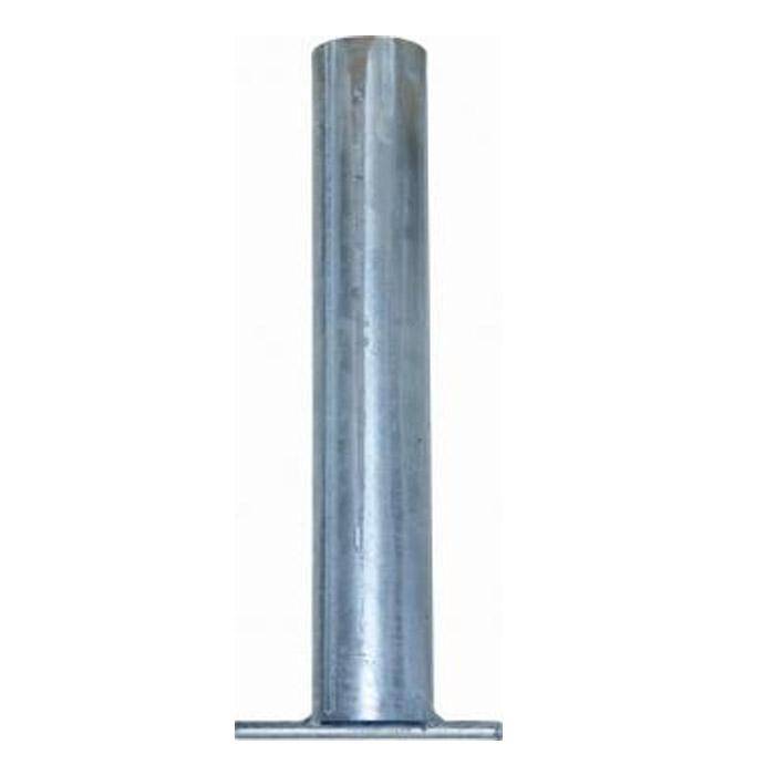 Bodenhülse - Stahl - für starre Absperrpfosten - zum Einbetonieren - Höhe 400mm