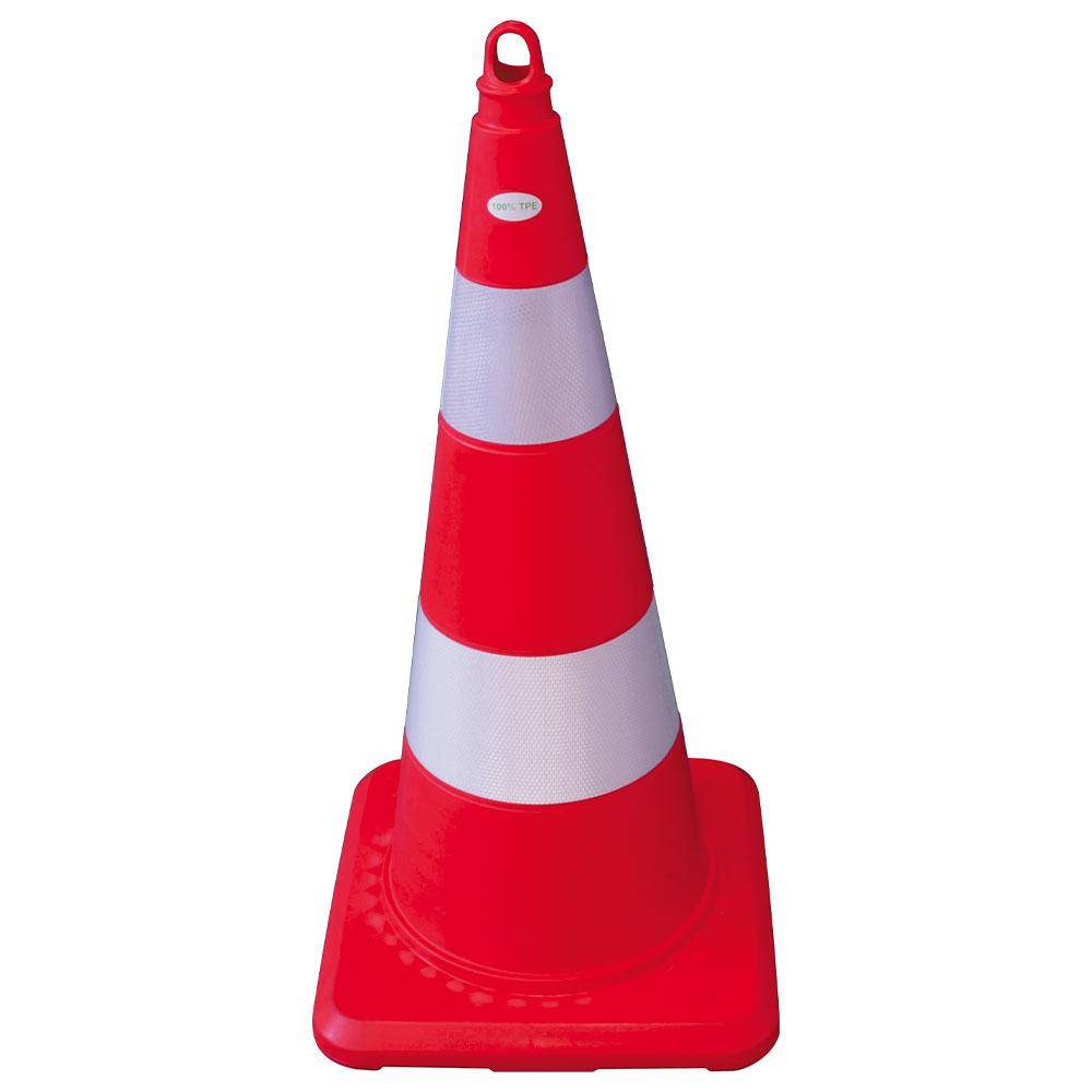 Leitkegel - TPE - retroreflektierend - Höhe 75 cm