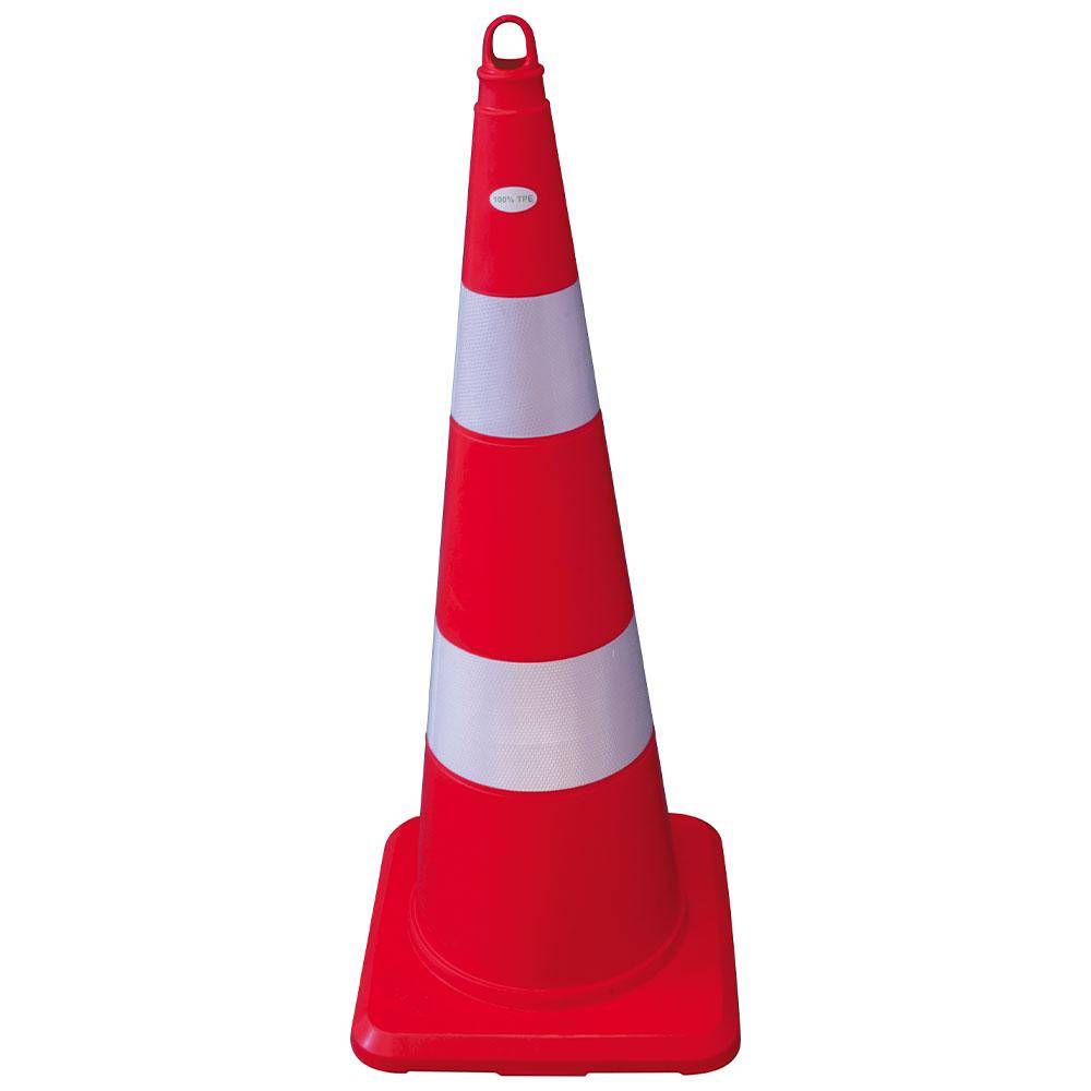 Leitkegel - TPE - retroreflektierend - Höhe 90 cm