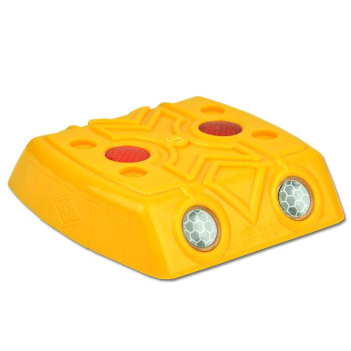 Markierungsnagel - PPC - gelb - 120x120x28 mm - reflektierend