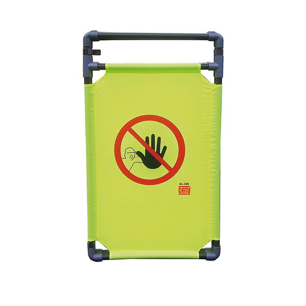 Klappbare Sicherheitsabsperung - CATU AL-326 - Maße 570 x 1000 mm - Polyester-Gewebepaneelen - Einzeln