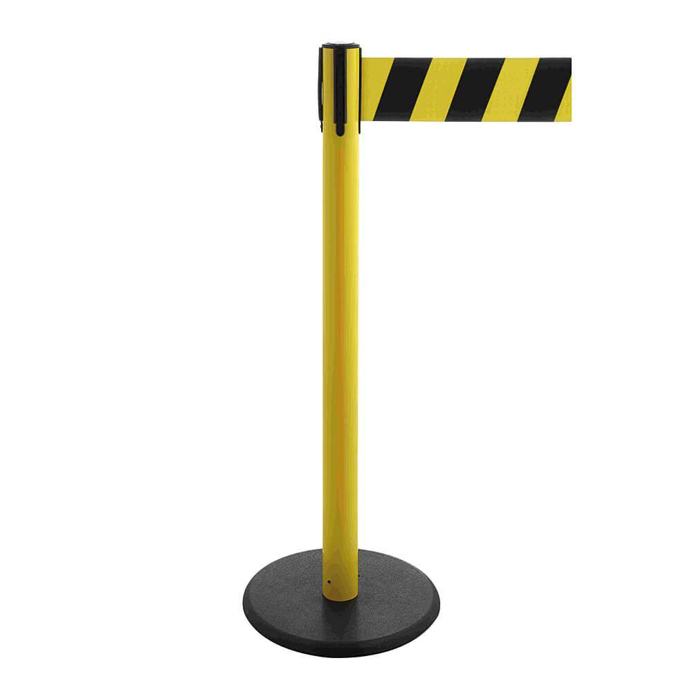 Gurtabsperrpfosten - CATU AL-328 - Höhe Pfosten 900 mm - Gurt Höhe 100 mm - Gurt Länge 3,8 m