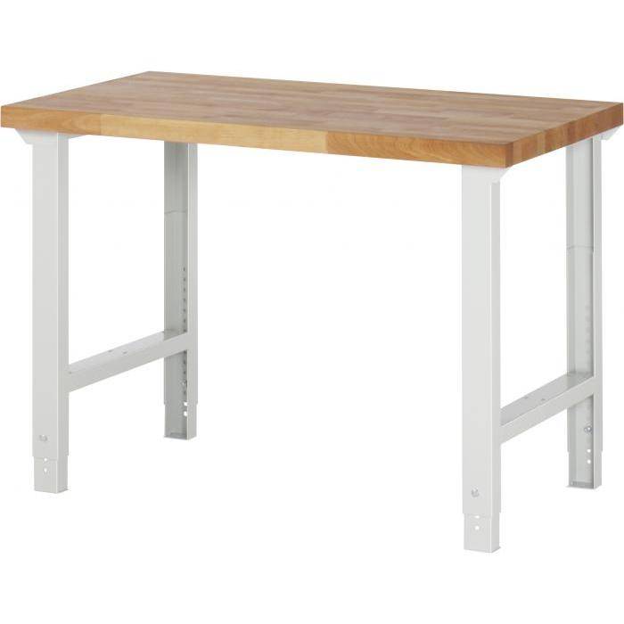 Werkbank B7 - höhenverstellbar - max 750 kg - Breite 1,25 m