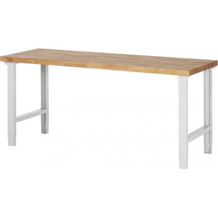 Werkbank B7 - höhenverstellbar 790-1140 mm - max 750 kg - Breite 2 m
