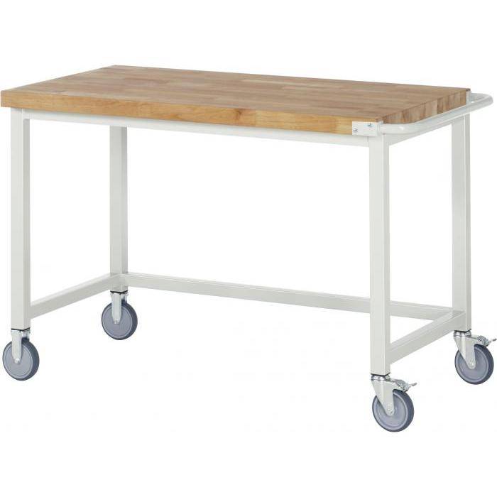 Werkbank B8 - fahrbar - Breite 1250 mm - Flächenlast max. 450 kg