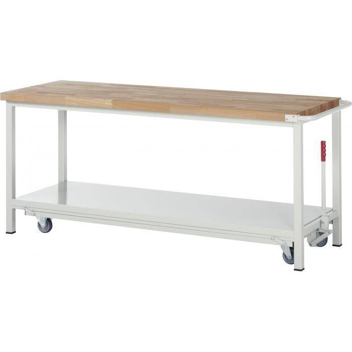 Werkbank B8 - stationär/mobil - Breite 2000 mm - max. 1250/ 450 kg