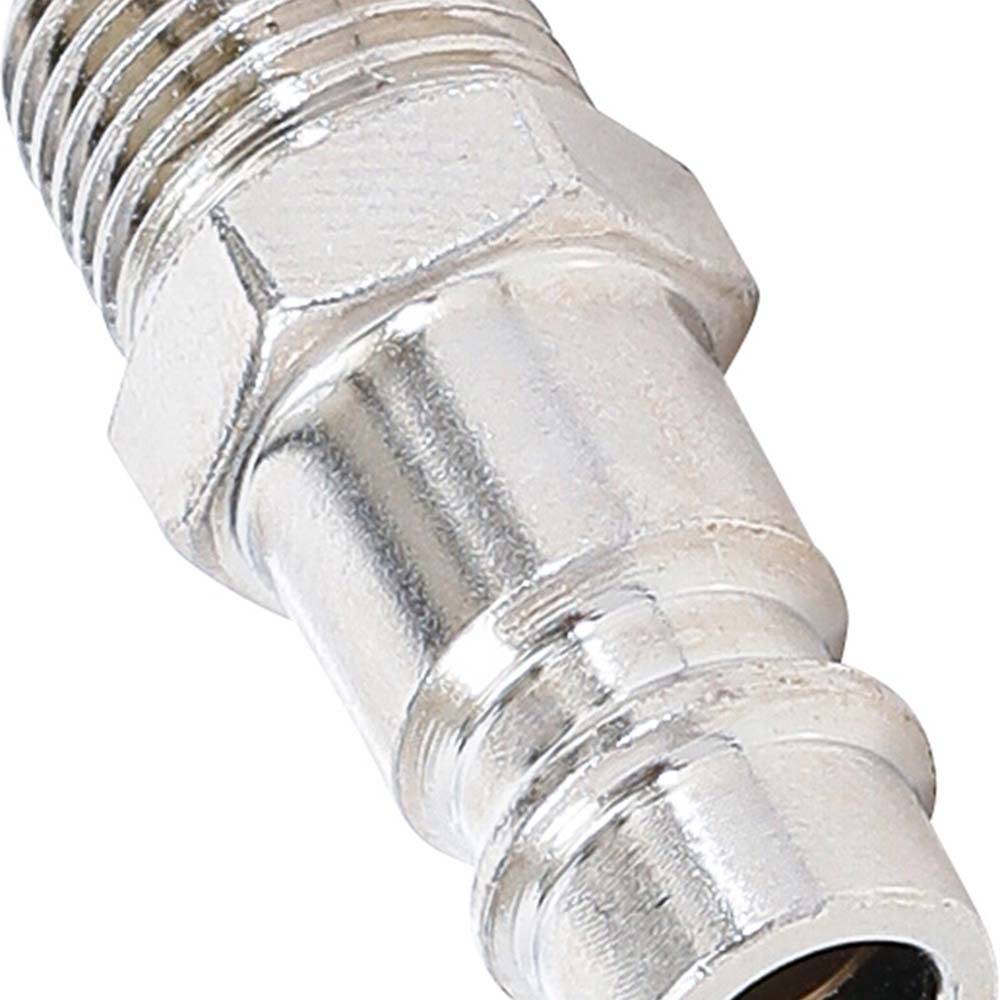 Druckluft-Stecknippel - Druckluftgeräte Größen - Anschluss Außengewinde 1/4" - CV-Stahl