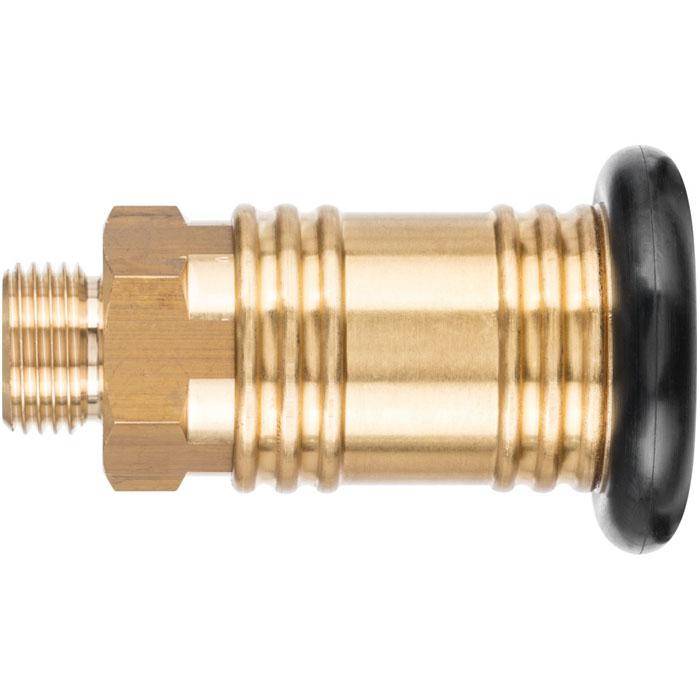 Kupplung mit Ventil - PFERD - selbstabstellend - mit 1/2" Außengewinde - NW 12