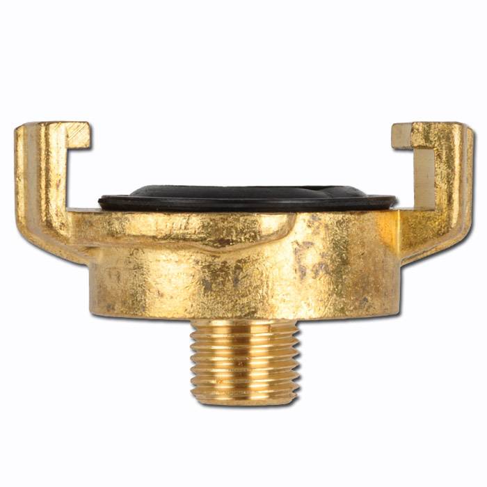 GEKA® Gewindestück - mit Außengewinde - Messing - Außengewinde G 1/2" - max. 10 bar - Preis per Stück