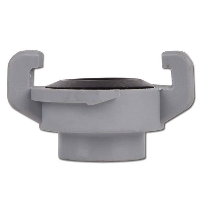 GEKA® Klauenkupplung - Innengewinde 1/2" - PA 6 GF 25 mit NBR Formdichtring und gewindeseitigem Flachdichtring SBR - Nockenweite 40 mm, Breite 58 mm