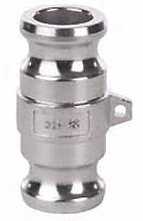 Rollenadapter, Hebelarmkupplung - TYP AA, LMC - Gewinde 2" auf 3" - DN 50 - Aluminium - PN 18 auf 9 bar - nach MIL A-A-59326A