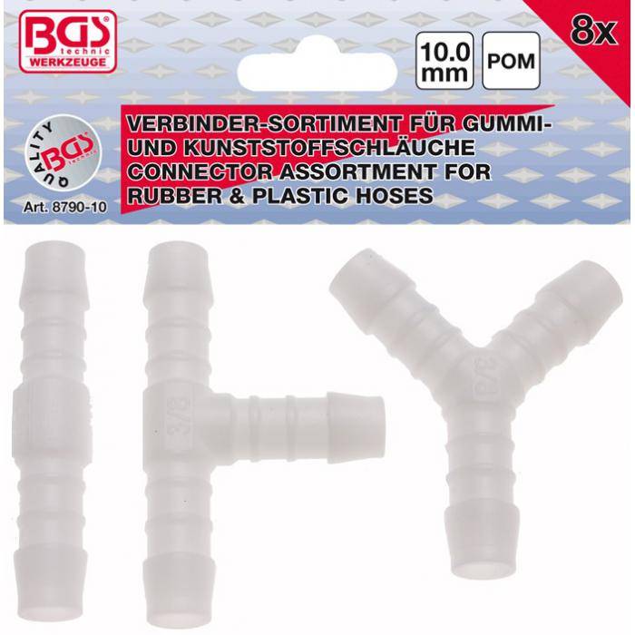 Schlauchverbinder-Sortiment - geeignet für 10 mm Schlauch-Innen Ø