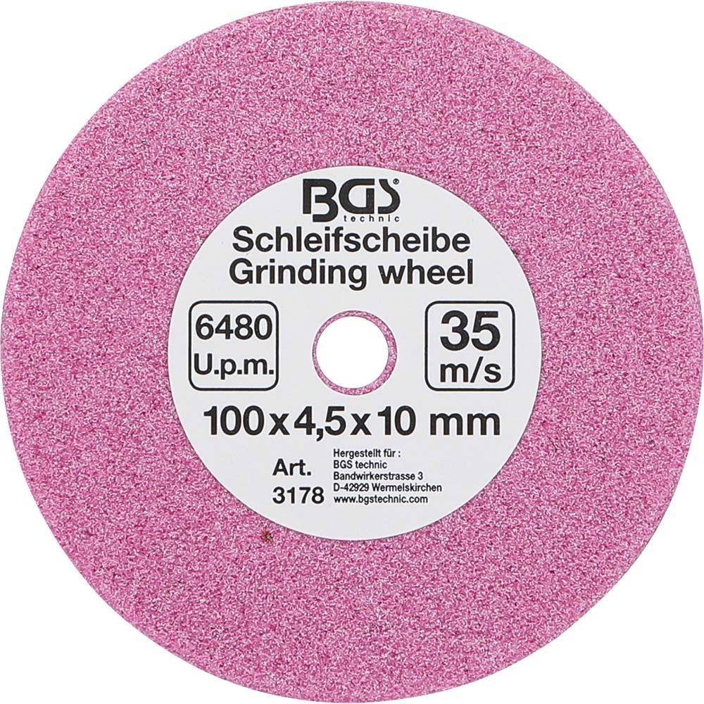 Ersatz Schleifscheibe für Sägekettenschärfer - Ketten 3/8" / 0,404" - Ø 100mm - Dicke 4,5 mm - Aufnahme Ø 10 mm