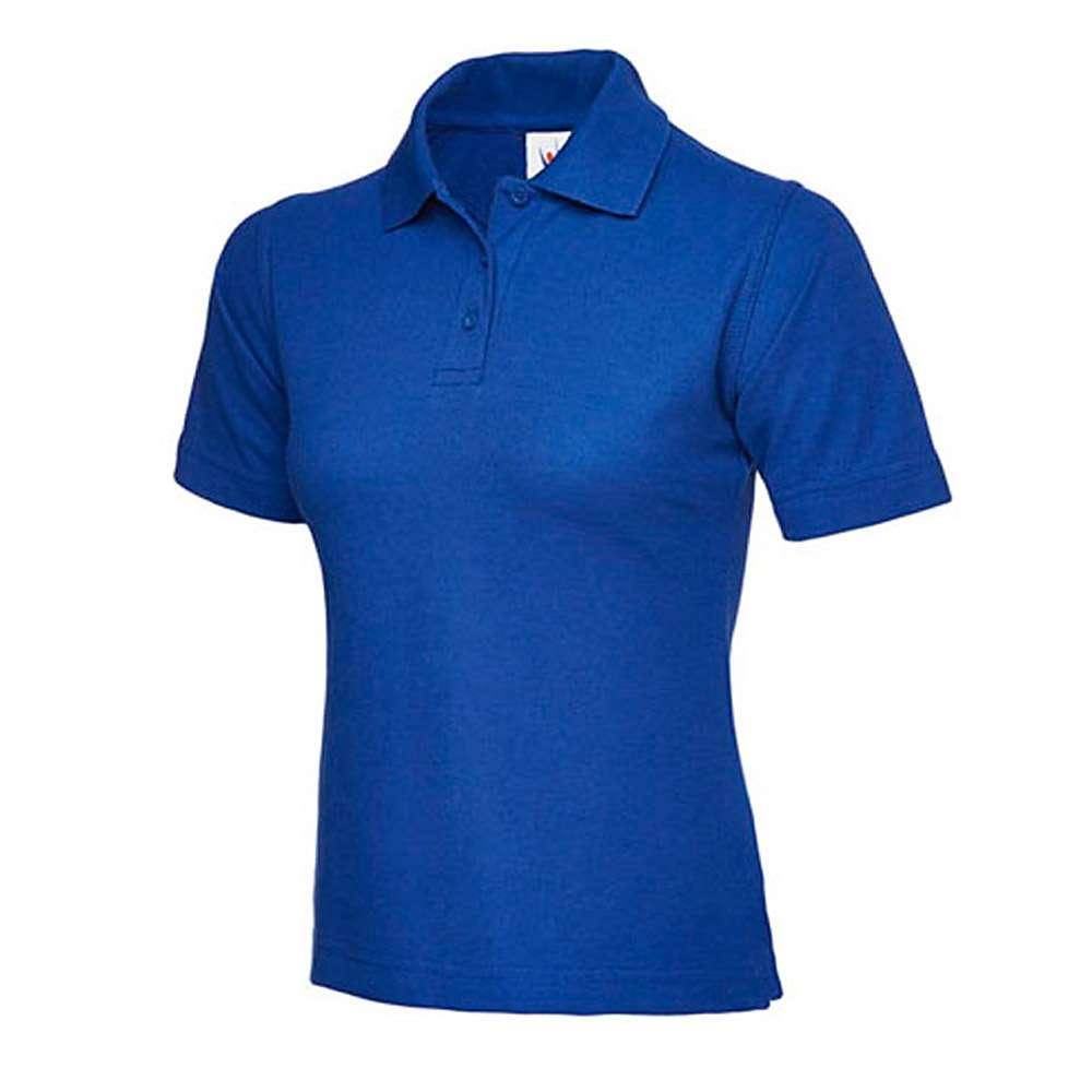 Restposten - Poloshirt - Gr. 4XL - königsblau - 50% PES - 50% CO - ideale Passform - Seitenschlitzen - verstärkter Kragen - verlängerter Rückseite