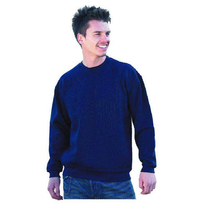 Restposten - Premium Sweatshirt - Gr. M - grau - 50% PES - 50% CO - Set-in Ärmel - 60°C waschbar - für Beruf und Freizeit
