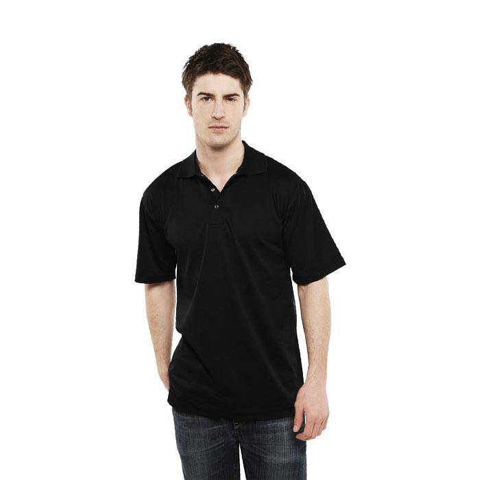 Restposten - Poloshirt - Gr. L - königsblau - 100% PES - sehr robust - 80°C waschbar - atmungsaktiv - gestrickter und verstärkter Kragen - "Process