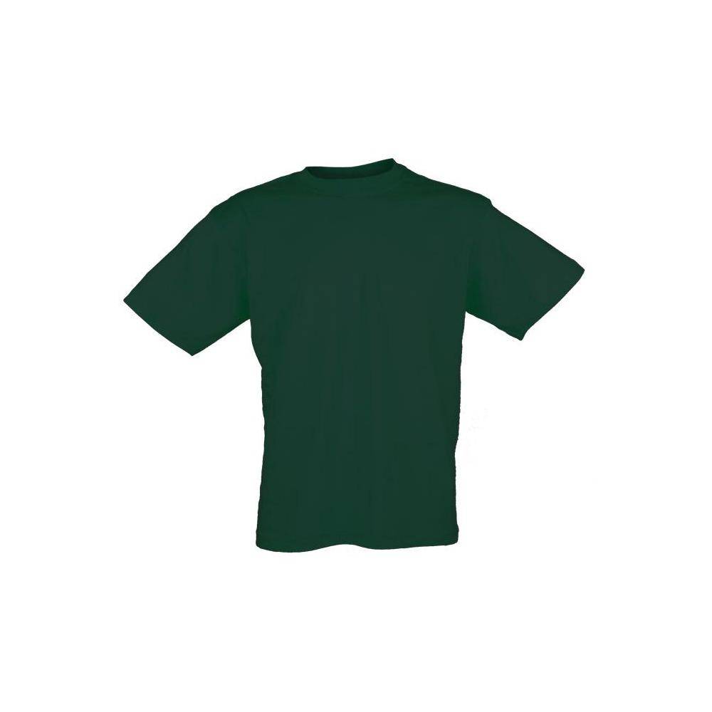 Restposten - Shirt - Gr. XS - flaschengrün - 100% CO - Rundhals - erstärkter Schulter & Kragen - 40°C waschbar - "Classic"