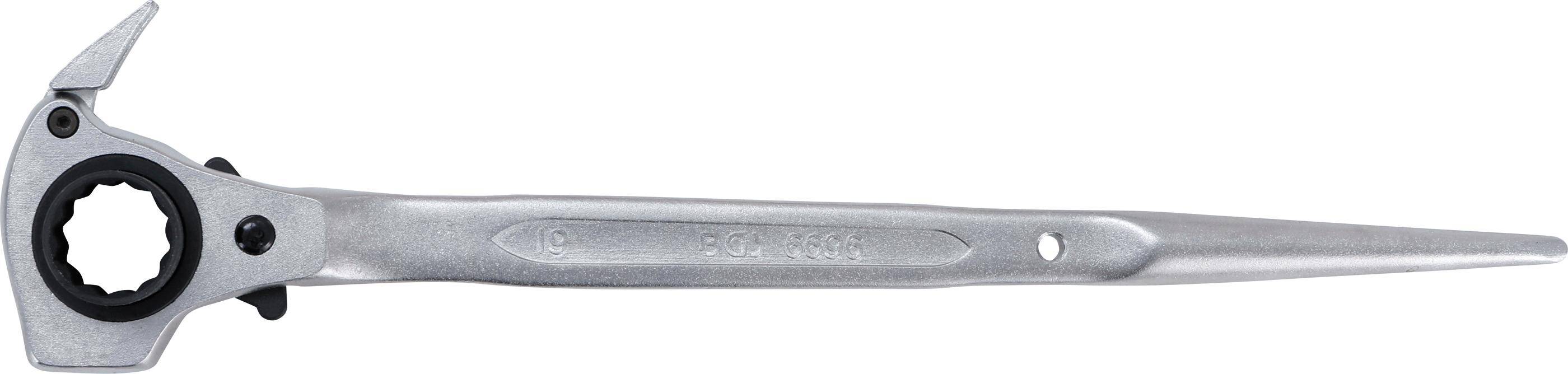 BGS technic Gerstbauer-Knarre | 4-in-1 | SW 19 x 22 mm