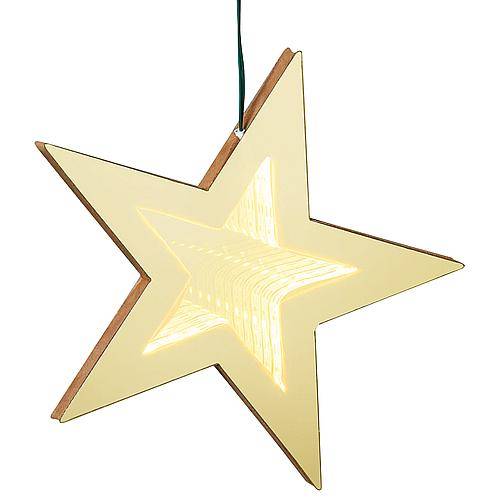 LED Lichterkette 11 Infinity Mirror Sterne 62665