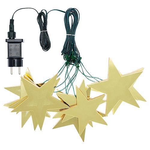 LED Lichterkette 11 Infinity Mirror Sterne 62665