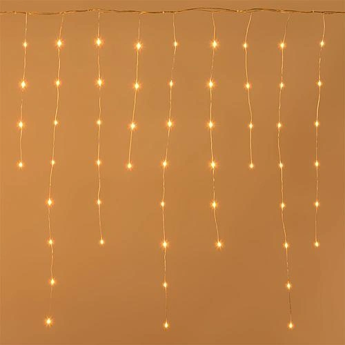 MHB LED-Eisregenkette 'Professional' 252 flg. bernsteinfarben 55148 MHB LED-Eisregenkette 'Professional' 252 flg. bernsteinfarben 55148