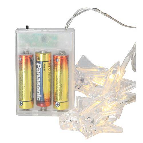 LED-Lichterkette 'Clippy Sterne' 729-12