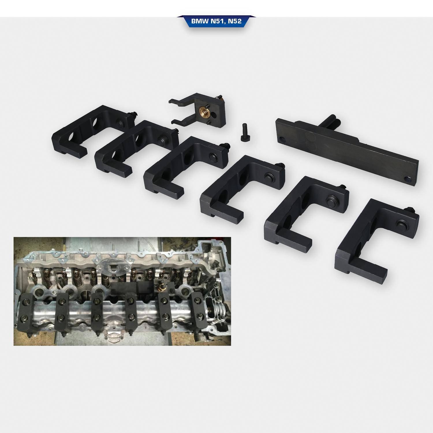 Brilliant Tools Nockenwellen-Lagerdeckel-Werkzeug für BMW N51, N52