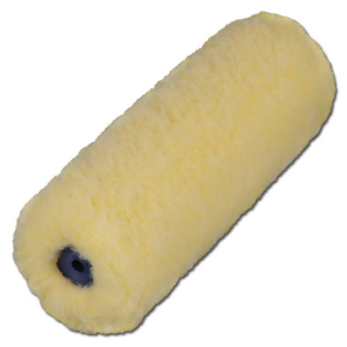 Großflächenwalze PET weiß - Kerndurchmesser 58 mm - Breite 18 cm - VE 5 Stück - Preis per VE