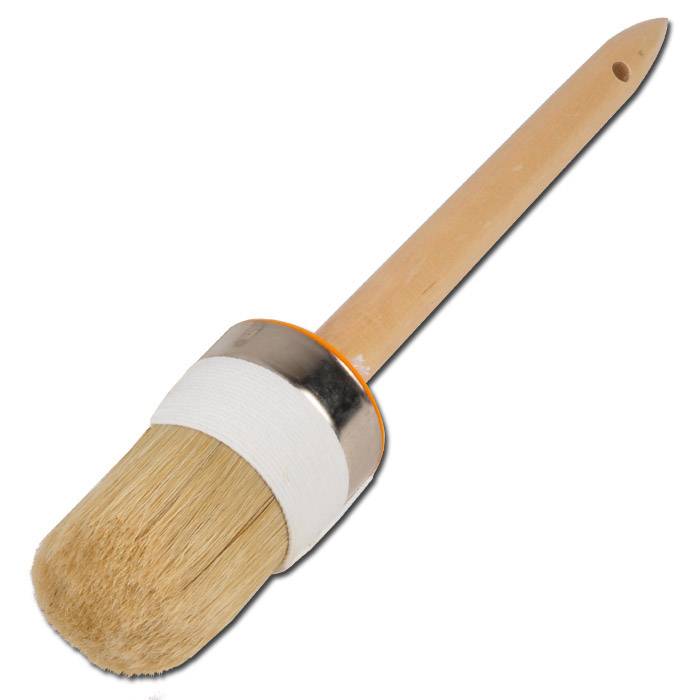 Ring-Pinsel - helle Borste - Borstenlänge 70 mm - Größe 12 - VE 12 Stück - Preis per VE