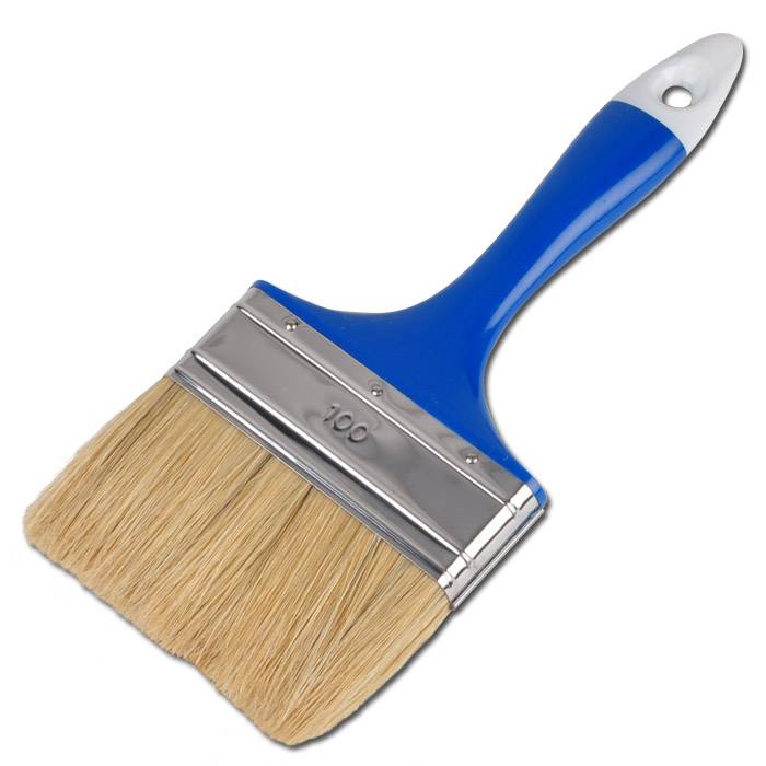 Flach-Pinsel - helle China-Borste - Breite 70 mm - VE 12 Stück - Preis per VE