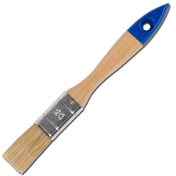 Flach-Pinsel - helle China-Borste - Breite 40 mm - VE 12 Stück - Preis per VE