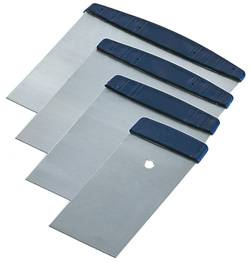 Japanspachtel-Satz - Stahl - Breiten 5,8,10 und 12 cm - VE 5 Sets mit je 4 Stück - Preis per VE