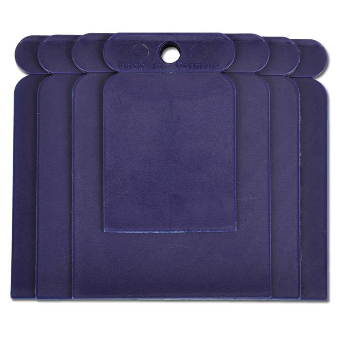 Japanspachtel-Satz - Kunststoff - Breiten 5,8,10 und 12 cm - VE 5 Sets mit je 4 Stück - Preis per VE