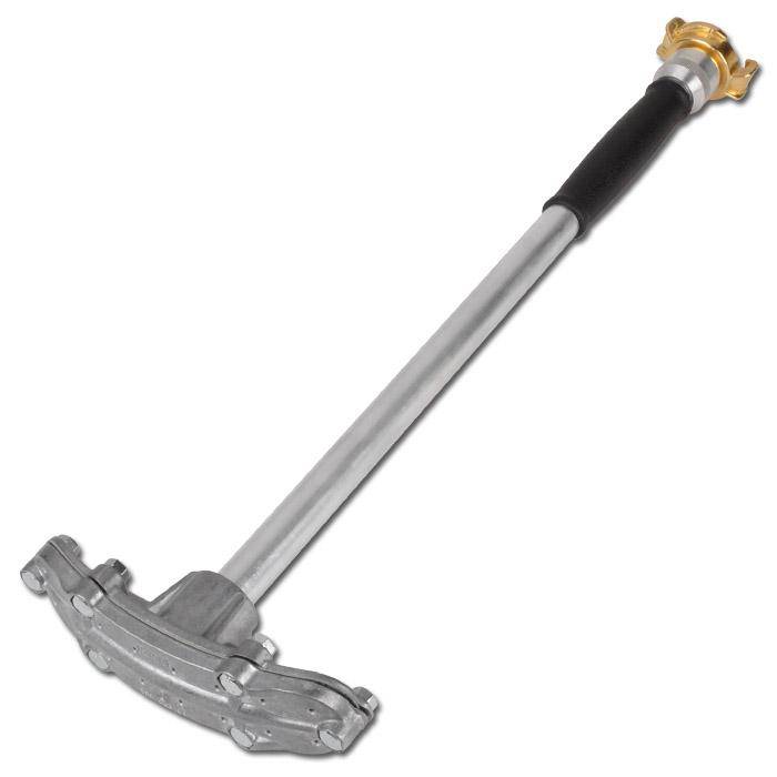 GEKA® Fächerdüse - Düsenlöcher 2,0 mm - mit Rohr - Leichtmetall