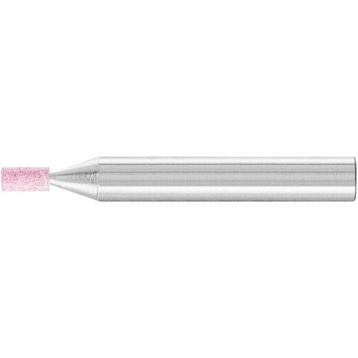 Schleifstift "PFERD" ZY 0306 6 ADW 100 M 5 V- Härtegrad M - Schaft-Ø 6 x 40 mm - Zylinderform - Korngröße 100 - D x T 3 bis 6 mm - VE 10 Stück -