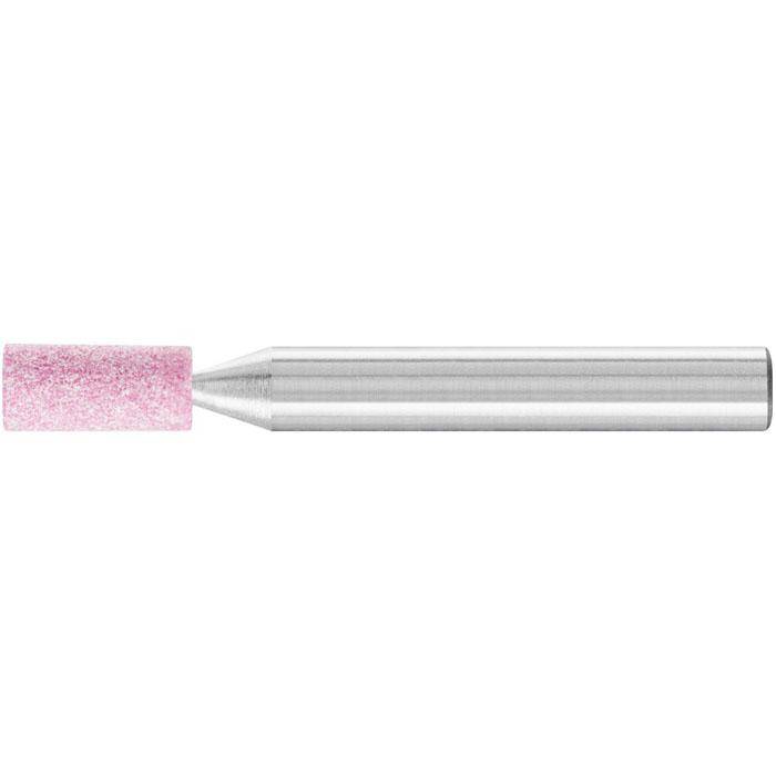 Schleifstift "PFERD" ZY 0613 6 ADW 100 M 5 V - Härtegrad M - Schaft-Ø 6 x 40 mm - Zylinderform - Korngröße 100 - D x T 6 bis 13 mm - VE 10 Stück