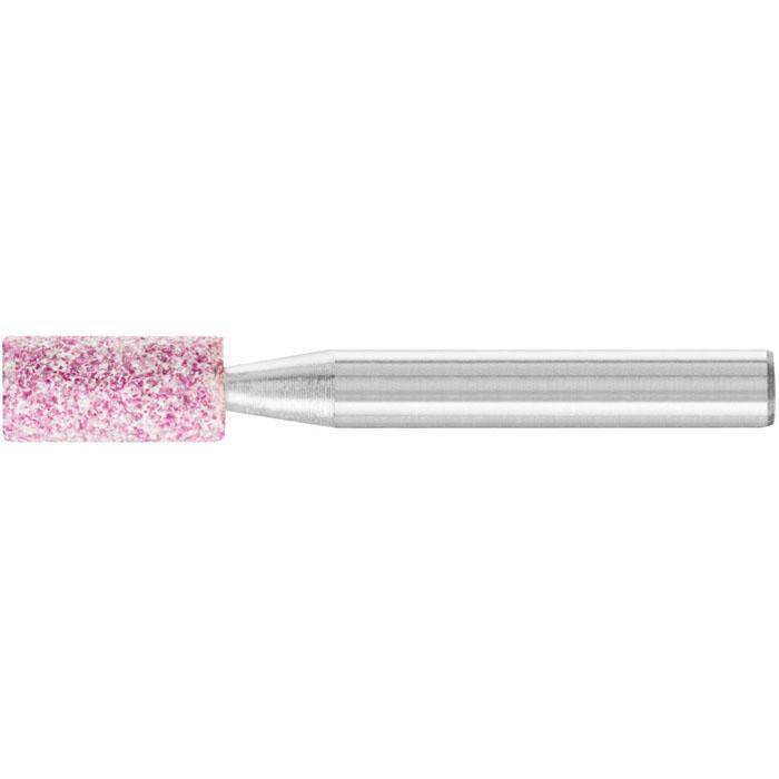 Schleifstift "PFERD" ZY 0816 6 ADW 46 M 5 V - Härtegrad M - Schaft-Ø 6 x 40 mm - Zylinderform - Korngröße 46 - D x T 8 bis 16 mm - VE 10 Stück -