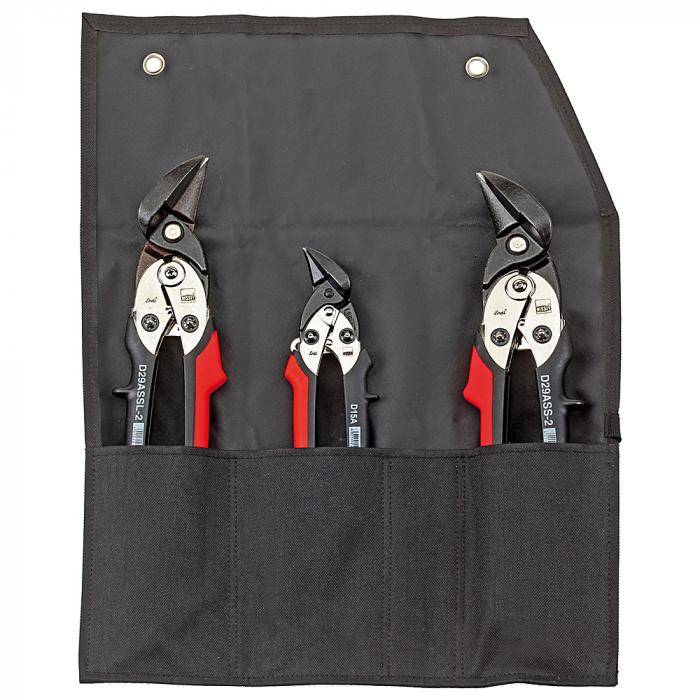 Ideal-Scheren-Set in Rolltasche DSET29-15