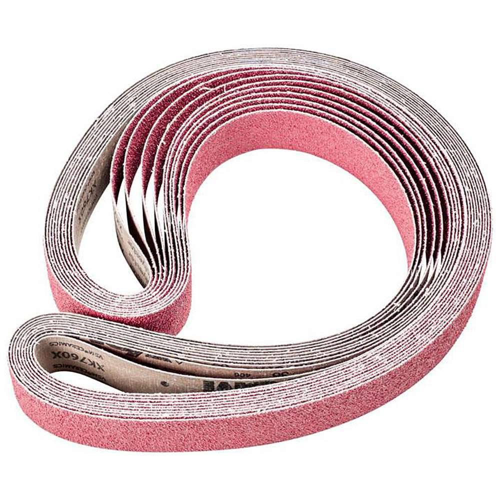 Schleifband - PFERD - Keramikkorn CO - Korngröße 36 - Bezeichnung BA 50/2000 X CO 36 - Maße (T x L) 50 x 2000 mm - VE 10 Stück - Preis per VE