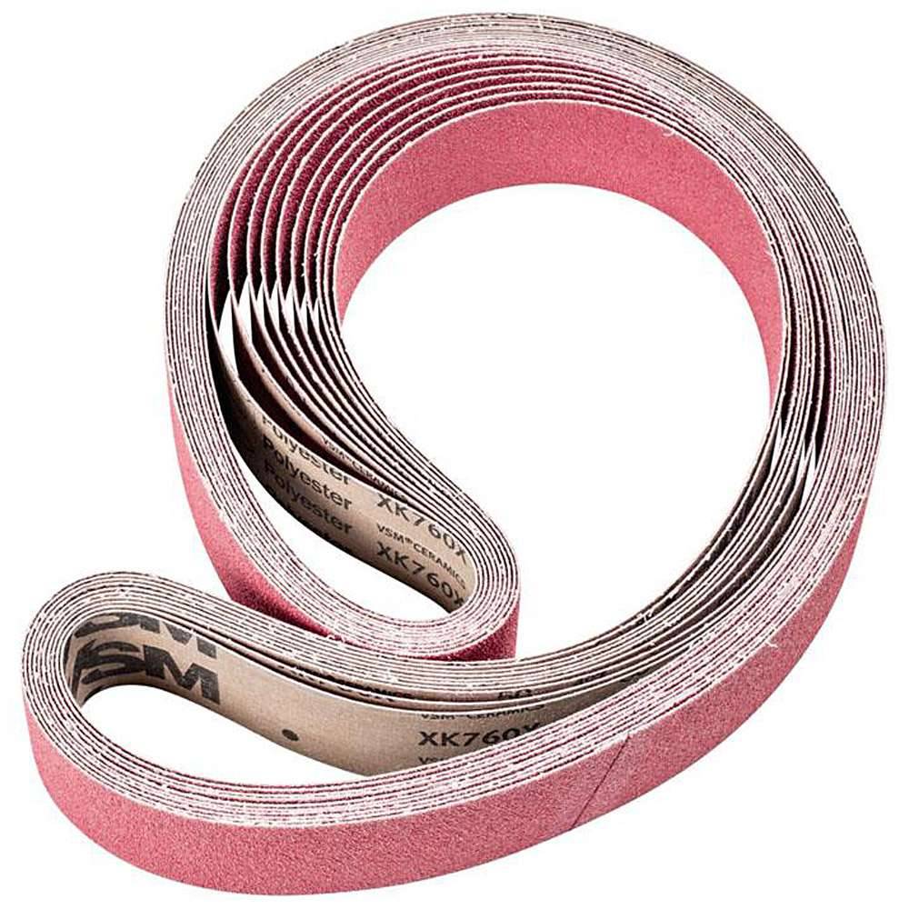 Schleifband - PFERD - Keramikkorn CO - Korngröße 50 - Bezeichnung BA 50/2000 X CO 50 - Maße (T x L) 50 x 2000 mm - VE 10 Stück - Preis per VE