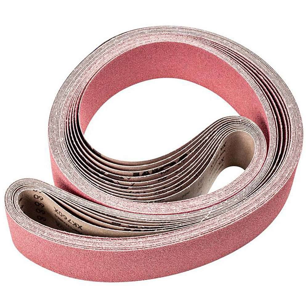 Schleifband - PFERD - Keramikkorn CO - Korngröße 60 - Bezeichnung BA 75/2500 X CO 60 - Maße (T x L) 75 x 2500 mm - VE 10 Stück - Preis per VE