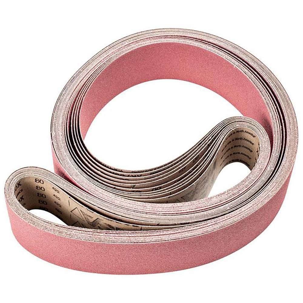 Schleifband - PFERD - Keramikkorn CO - Korngröße 80 - Bezeichnung BA 75/2500 X CO 80 - Maße (T x L) 75 x 2500 mm - VE 10 Stück - Preis per VE