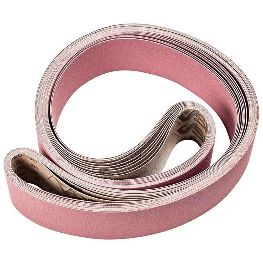 Schleifband - PFERD - Keramikkorn CO - Korngröße 120 - Bezeichnung BA 75/2500 X CO 120 - Maße (T x L) 75 x 2500 mm - VE 10 Stück - Preis per VE