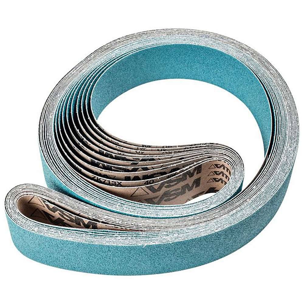 Schleifband "PFERD" BA 75/2500 X Z 40 - Zirkonkorund Z - Korngröße 40 - ISO 2976 - VE 10 Stück - Preis per VE