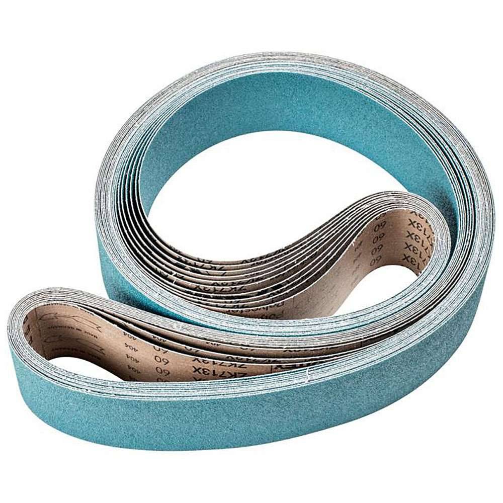 Schleifband "PFERD" BA 75/2500 X Z 60 - Zirkonkorund Z - Korngröße 60 - ISO 2976 - VE 10 Stück - Preis per VE
