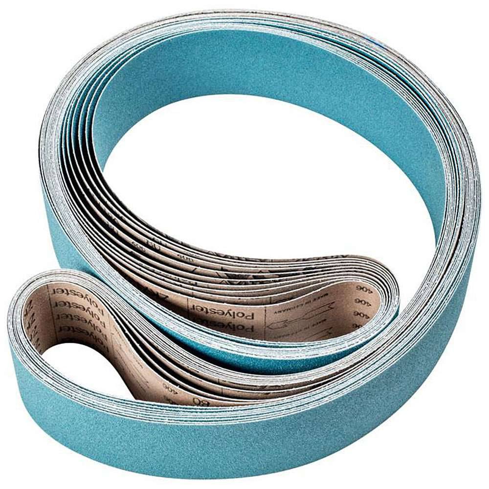 Schleifband "PFERD" BA 75/2500 X Z 80 - Zirkonkorund Z - Korngröße 80 - ISO 2976 - VE 10 Stück - Preis per VE