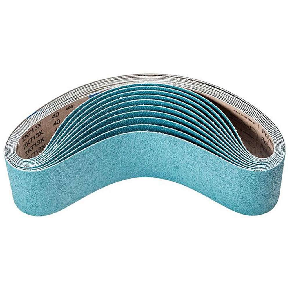 Schleifband "PFERD" BA 100/1000 X Z 40 - Zirkonkorund Z - Korngröße 40 - ISO 2976 - VE 10 Stück - Preis per VE