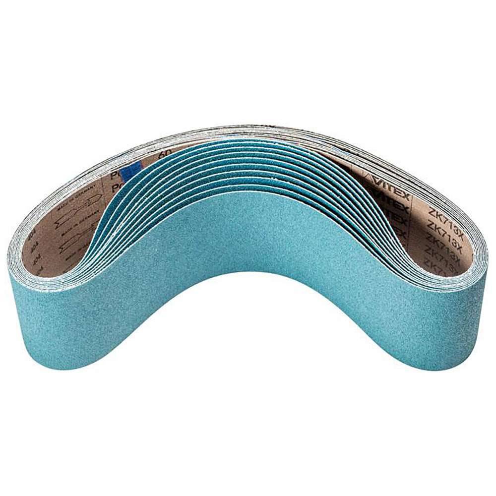 Schleifband "PFERD" BA 100/1000 X Z 60 - Zirkonkorund Z - Korngröße 60 - ISO 2976 - VE 10 Stück - Preis per VE