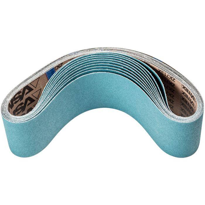 Schleifband "PFERD" BA 100/1000 X Z 80 - Zirkonkorund Z - Korngröße 80 - ISO 2976 - VE 10 Stück - Preis per VE