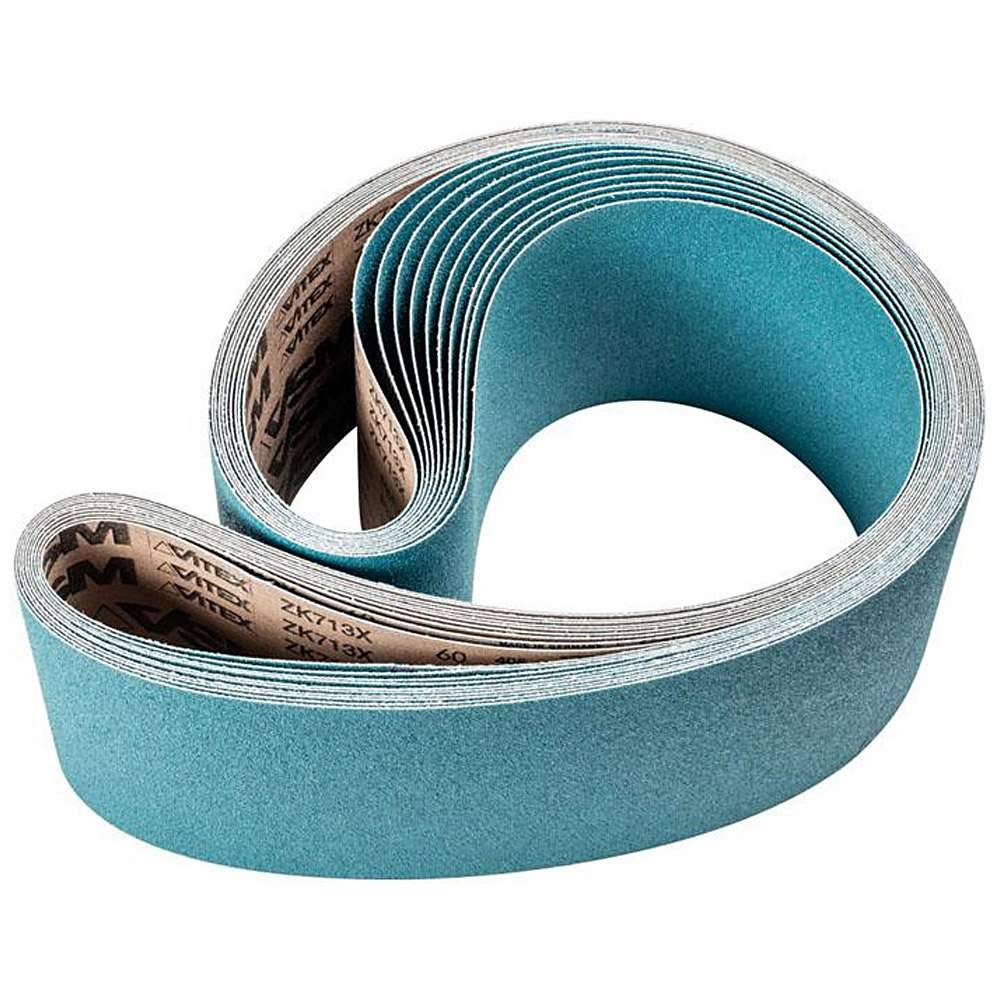 Schleifband "PFERD" BA 150/2000 X Z 60 - Zirkonkorund Z - Korngröße 60 - ISO 2976 - VE 10 Stück - Preis per VESchleifband "PFERD" BA 150/2000 X Z